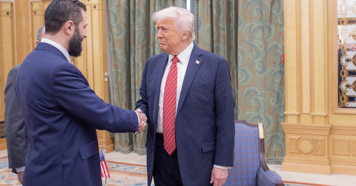 Trump Meets With Syria's Former-Insurgent-Turned-Leader In Saudi Arabia