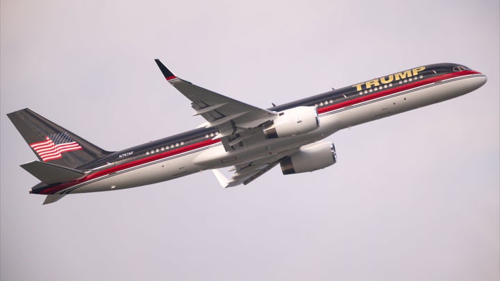 Donald Trump's personal Boeing 757 has been dubbed Trump Force One.