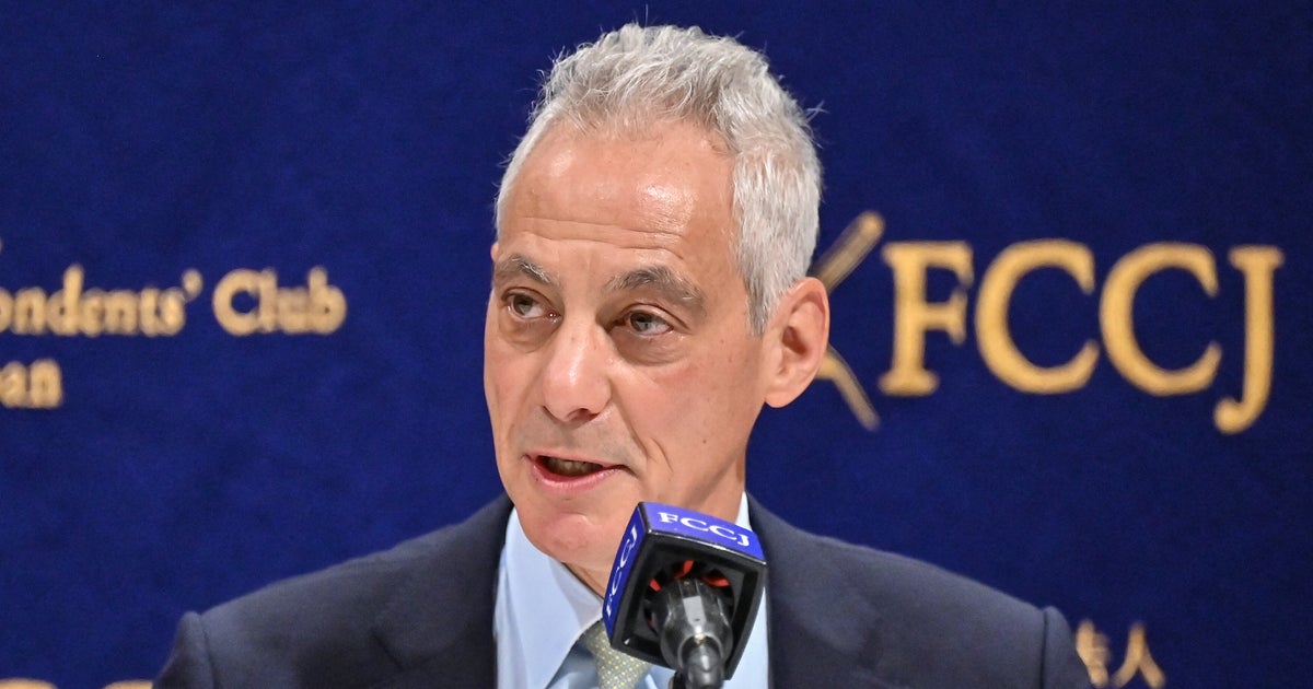 Rahm Emanuel enthüllt das vermeintliche saudische Geschenk ...