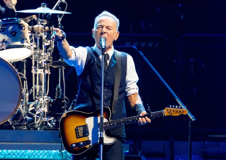 Bruce Springsteen slammed President Donald Trump and his administration during the first night of his The Land of Hopes and Dreams tour in Manchester, England, on Wednesday.