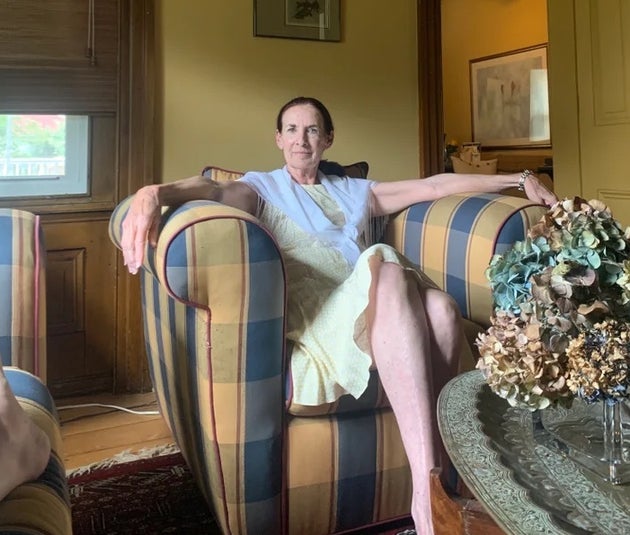 筆者の母＝2022年7月、ペンシルバニア州の母の家で