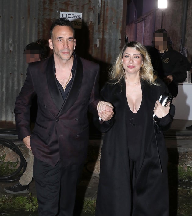 Ο Πάνος Μουζουράκης και η Μαριλού Κόζαρη.