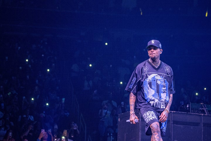Chris Brown arrested for a violent bottle weapon incident in Great Britain: Reports 1 Chris Brown, seen here on stage in Houston, Texas, in July, has been arrested by a 2023 incident in which he supposedly hit a man in his head with a bottle.