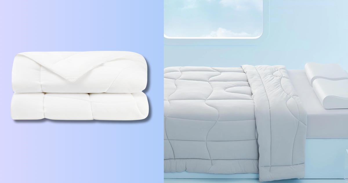 This Hot Sleeper Favorite Cooling Comforter Is 50% Off