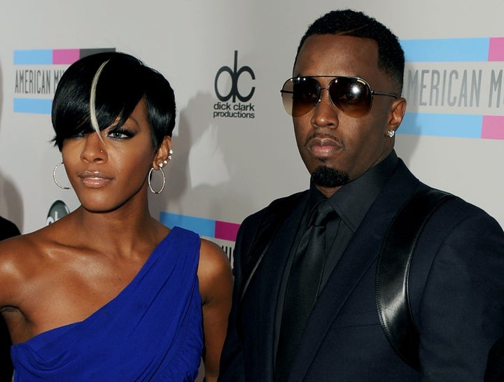 Dawn Richard and Sean "Diddy" Combs attend the 2010 American Music Awards.