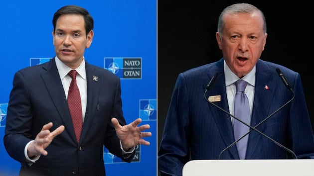Ο ΥΠΕΞ των ΗΠΑ, Μ.Ρούμπιο και ο Τούρκος πρόεδρος, Ταγίπ Ερντογάν
