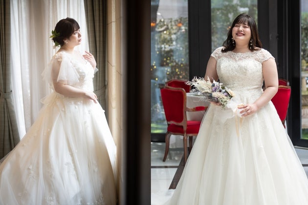 カーヴィ ウエディングのドレス