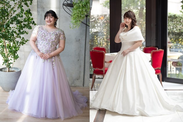 カーヴィ ウエディングのドレス