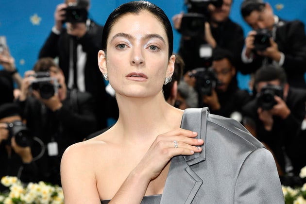 Lorde at the Met Gala at the beginning of this month