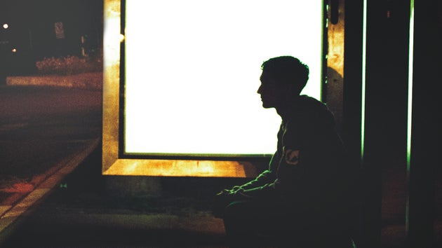Young person waiting