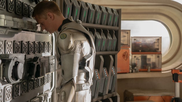 Alexander Skårsgard in Murderbot