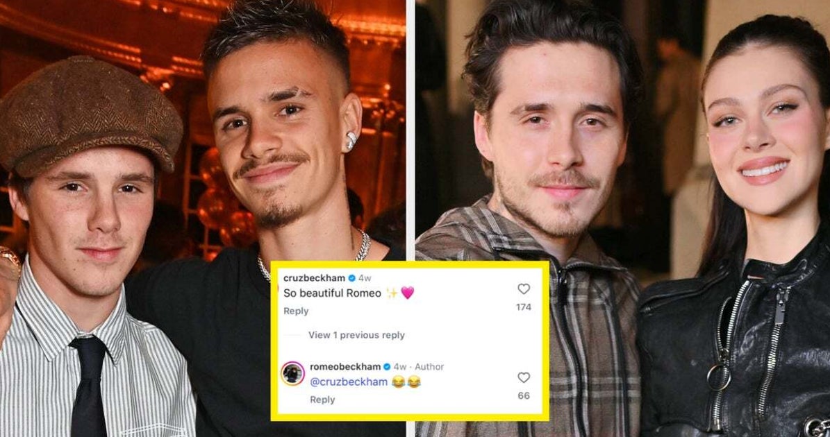 Romeo And Cruz Beckham Appeared To Publicly Mock Brooklyn Beckham’s Wife ...