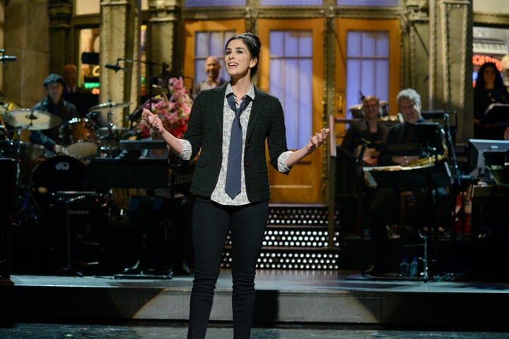 Silverman during the opening monologue on Oct. 4, 2014.