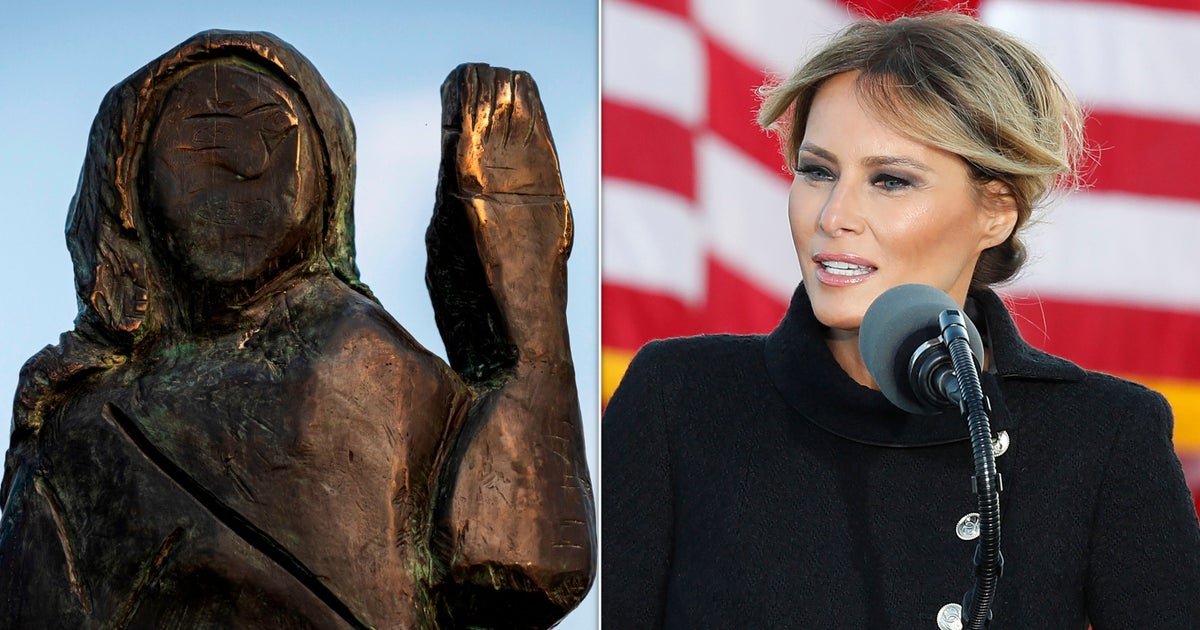 NextImg:Melania Trump Statue In Slovenia Disappears As Police Investigate Potential Theft