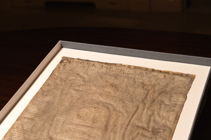 There are only 25 known original Magna Cartas, including this one owned by Harvard.