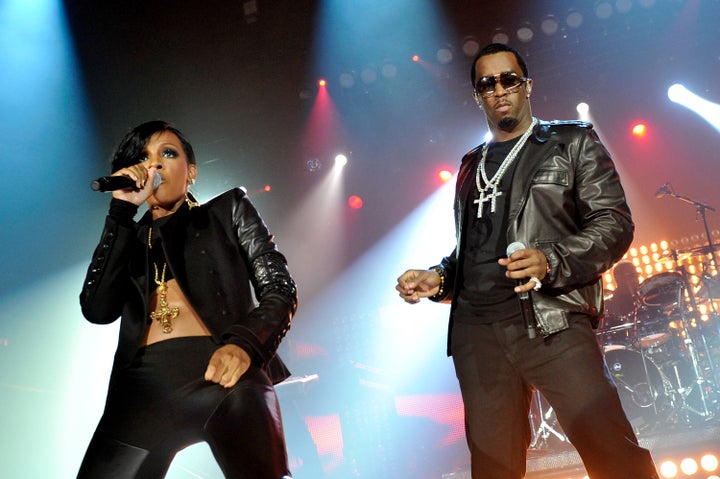 Sean "Diddy" Combs and Dawn Richard of Diddy-Dirty Money perform during "MTV Crashes Glasgow" on Sept. 29, 2010.