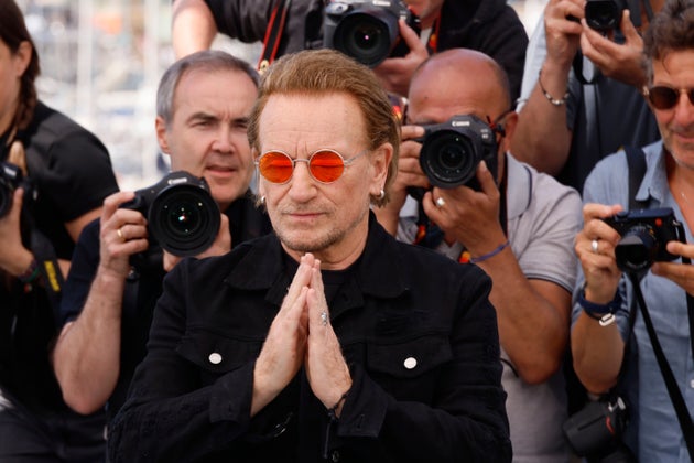 Bono, 17 Μαΐου, 2025, Φεστιβάλ Καννών. (Photo by Joel C Ryan/Invision/AP)