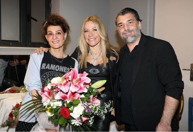 Η Νία Βαρντάλος, η Μαριάννα Λάτση και ο Σπύρος Κατσαγάνης.