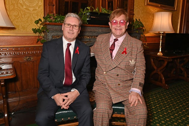 Keir Starmer and Elton John