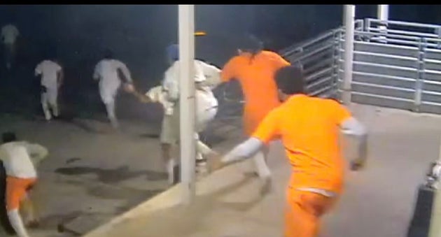 監視カメラの映像の一部