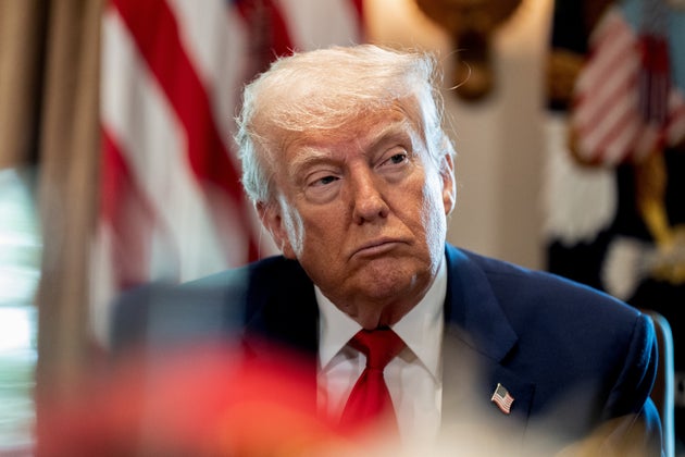 トランプ大統領＝2025年4月30日、米ホワイトハウス