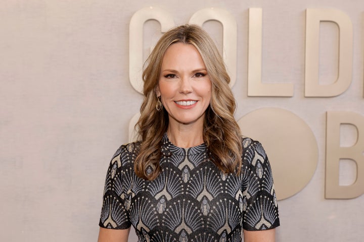 Wendy McMahon, president and CEO, CBS News and Stations & CBS Media Ventures, attends the 81st Annual Golden Globe Awards at The Beverly Hilton on Jan. 7, 2024, in Beverly Hills.