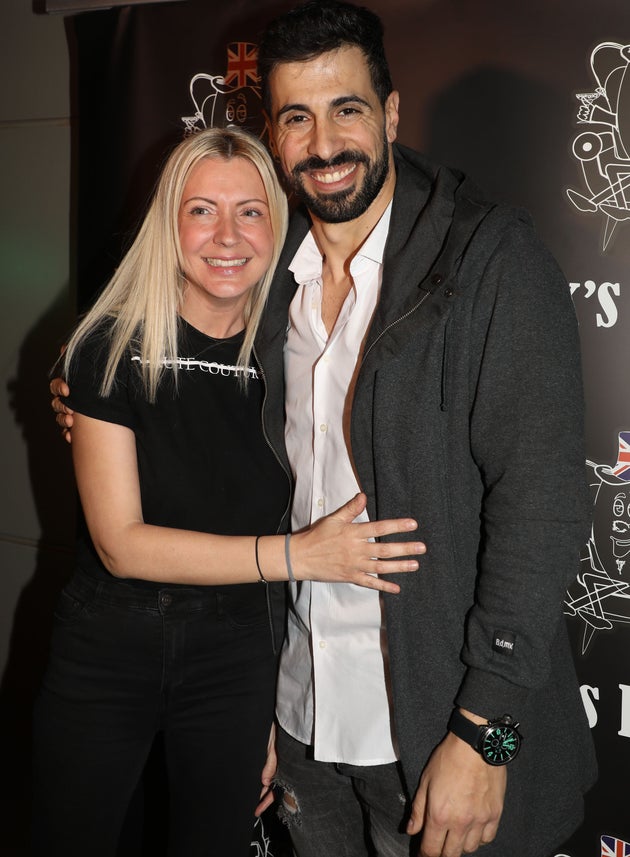 Ο Γιώργος Παράσχος με την πρώην σύζυγό του, Χρύσα Κροκίδα.