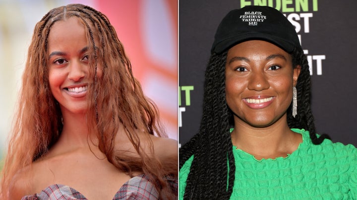 Former first daughter Malia Obama (left) and filmmaker Natalie Jasmine Harris (right).