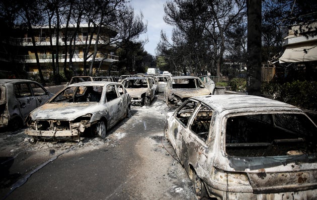 Πυρκαγιά στο Μάτι.