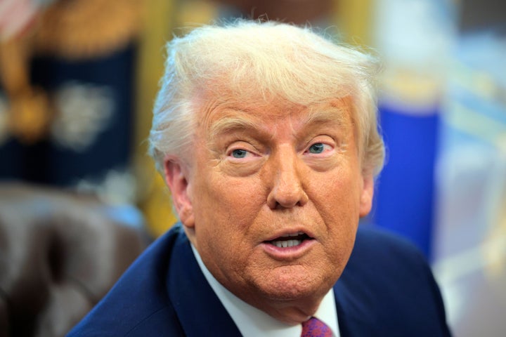 Trump, here in the White House on May 20, has been fixated on famous critics like Bruce Springsteen and Taylor Swift recently.