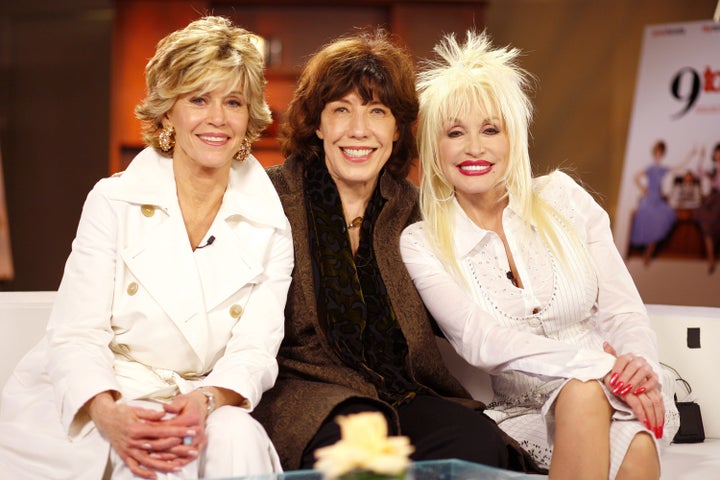 Jane Fonda, Lily Tomlin and Dolly Parton during the "9 to 5" 25th Anniversary Special Edition DVD Launch Party in 2006.