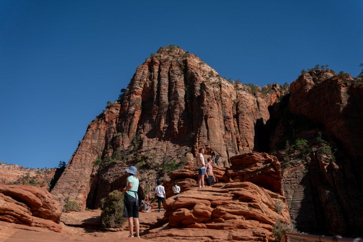 Gun Silencers, Tanning Beds And Different Bizarre Stuff Tucked Into The GOP's Tax Invoice 6 Look at this beautiful image from Zion National Park in Utah. Republicans wanted to sell this land off to private buyers for mining or whatever else they wanted to do with it.