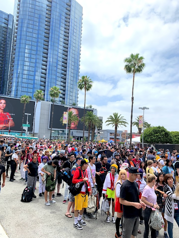 Anime Expo2019の開場待機列(尾形拓海撮影)