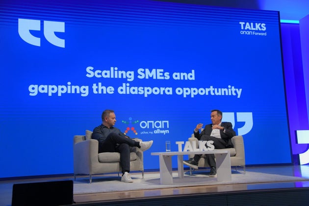 O Bill Karnazes, Chief Services Officer & General Manager of Corporate Services στον Όμιλο Viohalco στο fireside chat με τον Μάρκο Βερέμη, Partner της Big Pi Ventures και Μέλος του Δ.Σ. της Endeavor Greece
