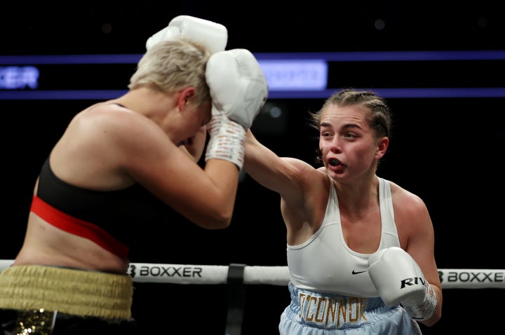 O'Connor punched Joyce Van Ee during their super welterweight bout at London's O2 Arena in October 2022.