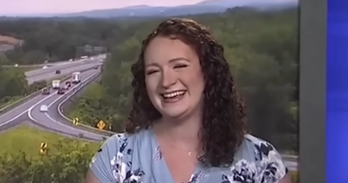 Pregnant News Anchor Stays On Air Even After Her Water Breaks