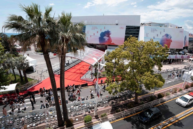 Κόκκινο χαλί στο Palais des Festivals κατά τη διάρκεια του 78ου διεθνούς φεστιβάλ κινηματογράφου, Κάννες, νότια Γαλλία, Σάββατο 24 Μαΐου 2025.(Photo by Scott A Garfitt/Invision/AP)