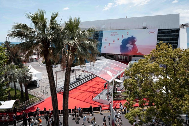 Κόκκινο χαλί στο Palais des Festivals κατά τη διάρκεια του 78ου διεθνούς φεστιβάλ κινηματογράφου, Κάννες, νότια Γαλλία, Σάββατο 24 Μαΐου 2025.(Photo by Scott A Garfitt/Invision/AP)