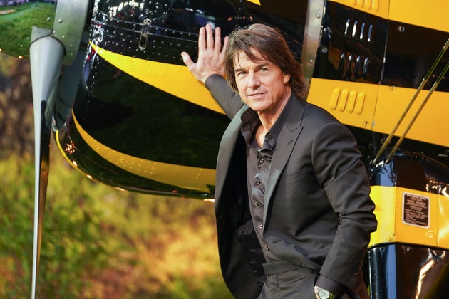 イギリス・ロンドンで行われた『ミッション：インポッシブル / ザ・ファイナル・レコニング』のプレミア試写会でポーズをとるトム・クルーズさん（2025年5月15日）