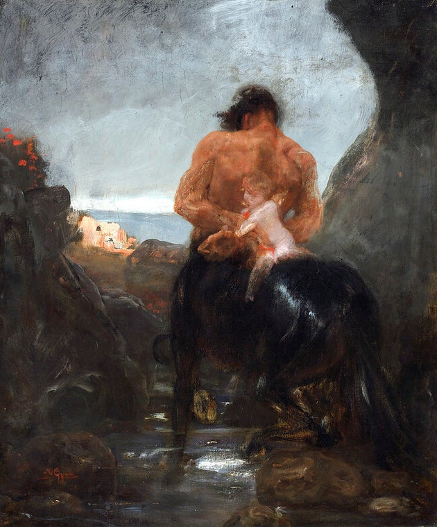 Νικόλαος Γύζης, Έρως και Κένταυρος, 1896-1898.