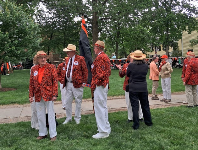 Στιγμιότυπο από το ετήσιο reunion των αποφοίτων του περίφημου Πανεπιστημίου του Princeton.