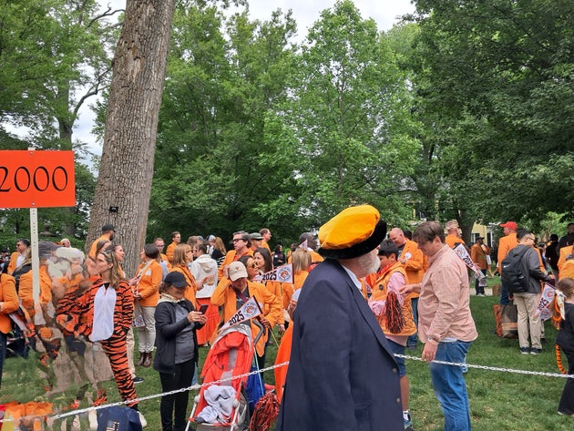 Στιγμιότυπο από το ετήσιο reunion των αποφοίτων του περίφημου Πανεπιστημίου του Princeton.