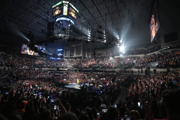 WWE Saturday Night's Main Event at Yuengling Center in Tampa, Florida.