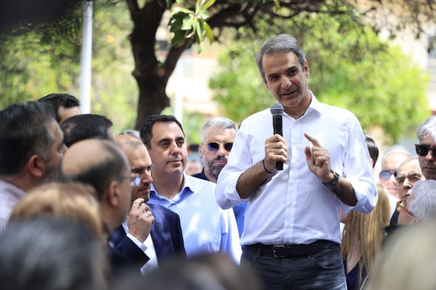 Επίσκεψη του Πρωθυπουργού Κυριάκου Μητσοτάκη στα Μέγαρα. Σάββατο 24 Μαΐου 2025 (ΓΙΩΡΓΟΣ ΚΟΝΤΑΡΙΝΗΣ / EUROKINISSI)