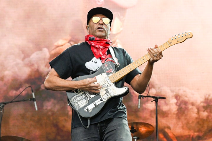 Tom Morello acting in El Boston calling the 2025 festival.