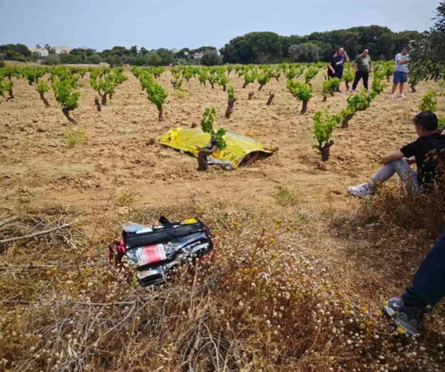 Το σημείο, όπου εντοπίστηκε ο νεκρός στη Ραφήνα.