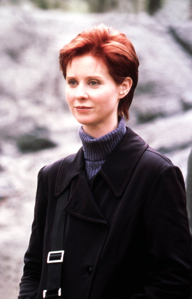 Cynthia Nixon in the early years of Sex And The City