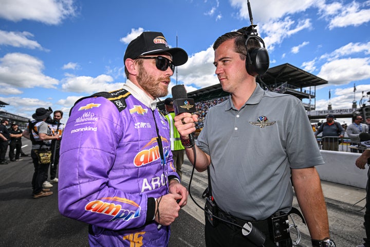 インディ500の予選に出場したコナー・デイリー選手（2025年5月17日）