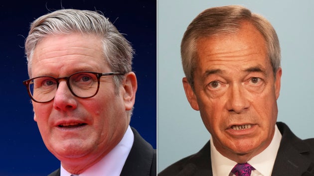 Keir Starmer and Nigel Farage