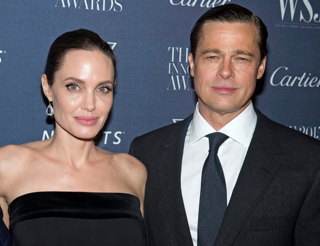 Angelina Jolie Pitt and Brad Pitt in 2015
